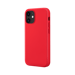 Custodia antiurto in morbido silicone gel per Apple iPhone 12 mini, rosso fuoco