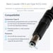 StarTech.com Cable Adaptador 1m USB A Macho a Conector Coaxial Barrel Alimentación Corriente Tipo N 5,5mm 5V DC