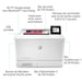 HP Color LaserJet Pro Stampante M454dw