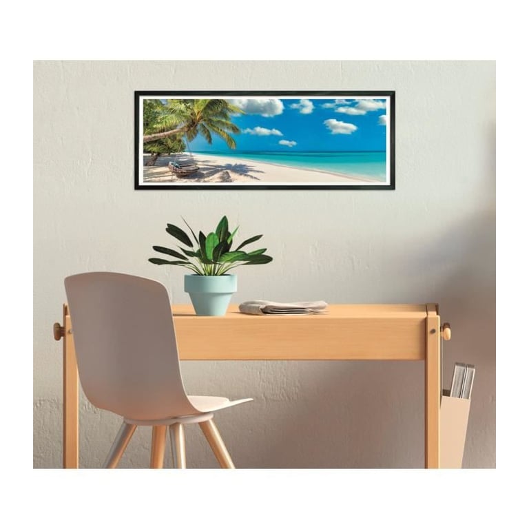 Puzzle Compact 1000 pièces Panorama : Balançoire au bord de 'océan Clementoni Puzzles - vue 6