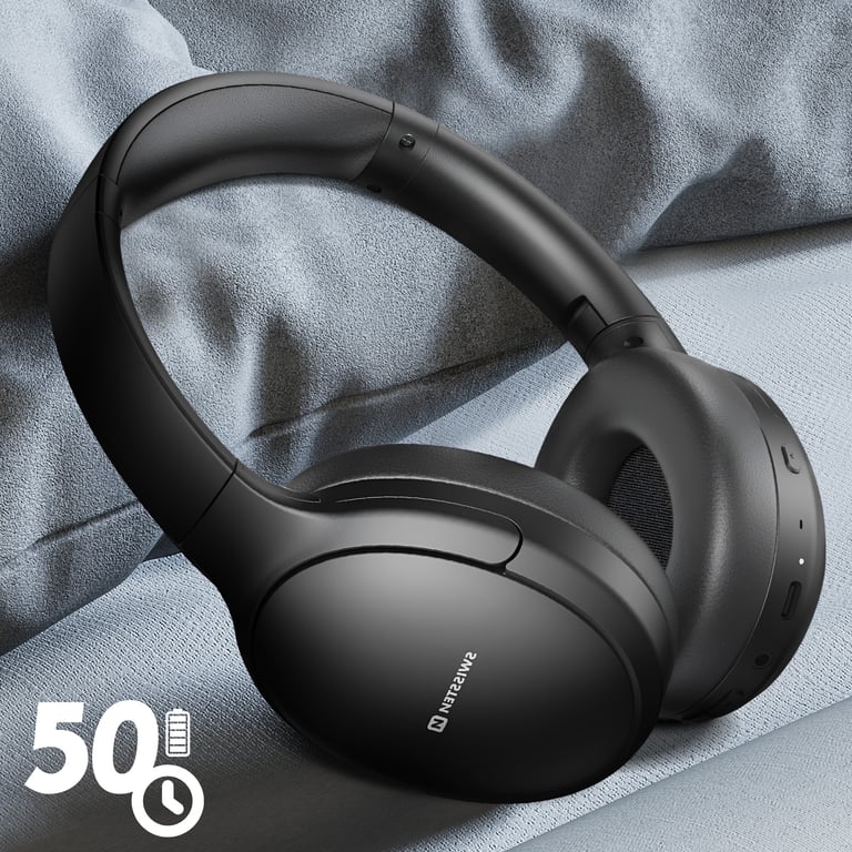 Casque Bluetooth ANC Étanche IP44 Arceau Pliable avec Coussinets Neuf - vue 3