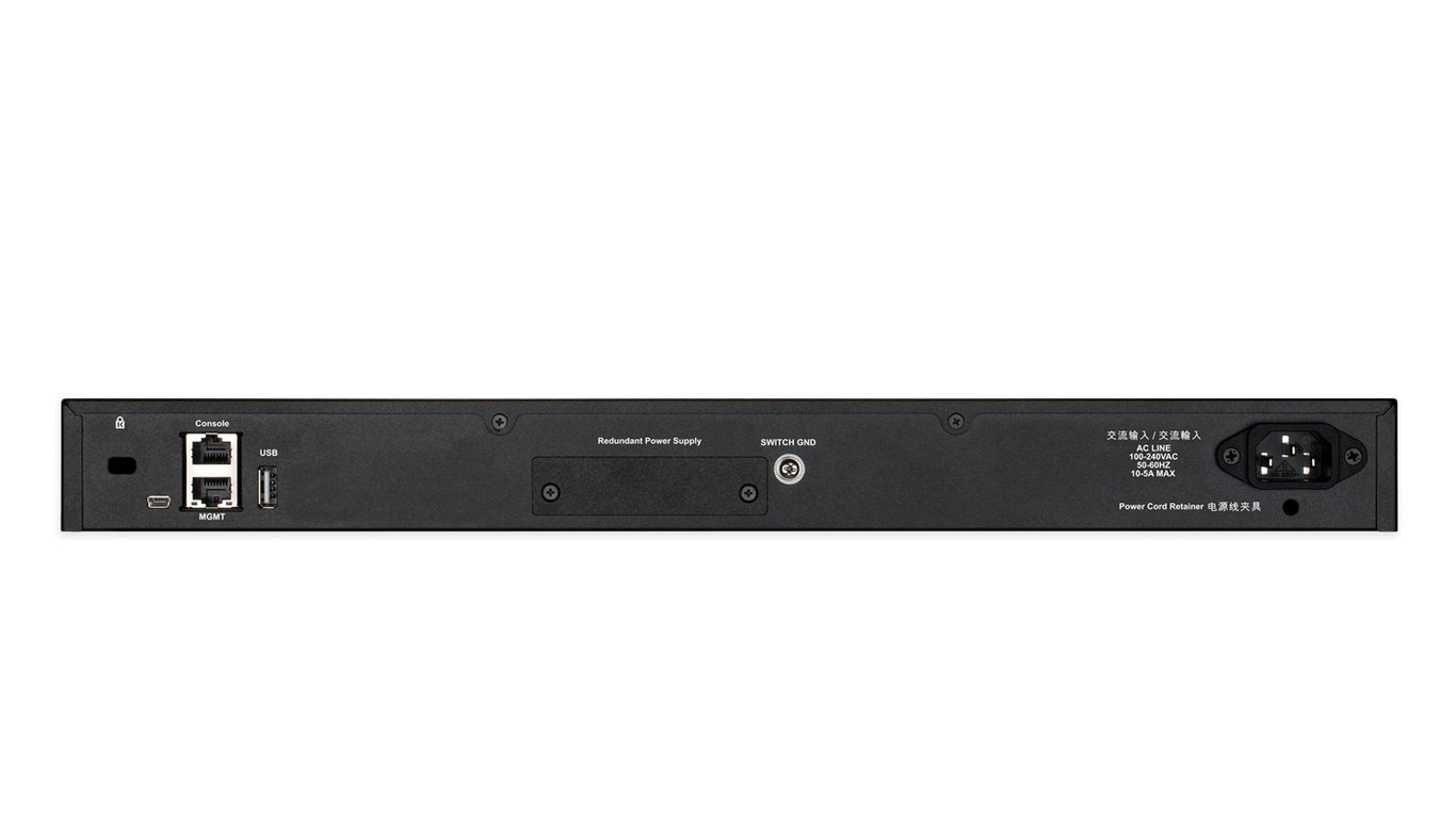 D Link 54 PORT POE STACKABLE SWITCH - vue 7