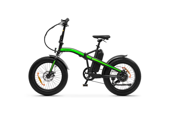 Argento e-Mobility Mini Mad Noir, Vert Aluminium Taille unique 50,8 cm (20'') 24 kg Lithium-Ion (Li-Ion)