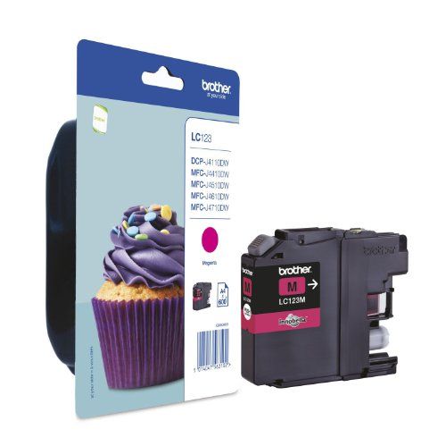Brother LC123M Cartouche d'encre Magenta - Neuf