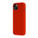 Coque antichoc en gel de silicone doux pour Apple iPhone 14 Plus, Rouge Ardent