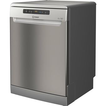 Lave-vaisselle Indesit I0FD651X pose libre 60 cm 14 couverts inox mat 9 programmes B 41 dB AutoDoor AquaStop Push&Go - Neuf