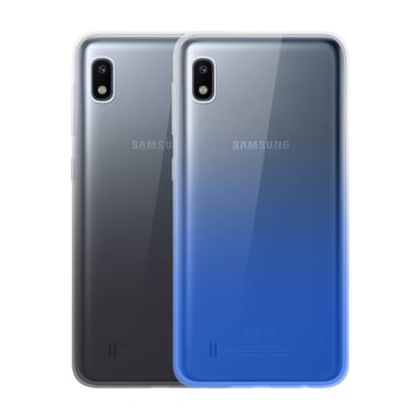 Confezione da 2 Cover semirigide Colorblock per Samsung Galaxy A10 A105