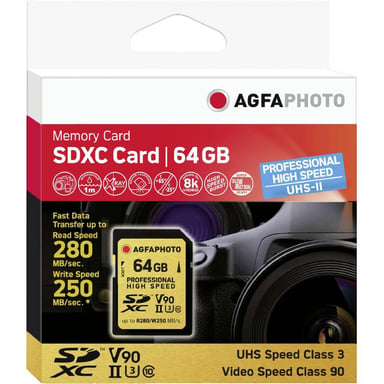 AgfaPhoto 10621 mémoire flash 64 Go MicroSDXC UHS-I Classe 10