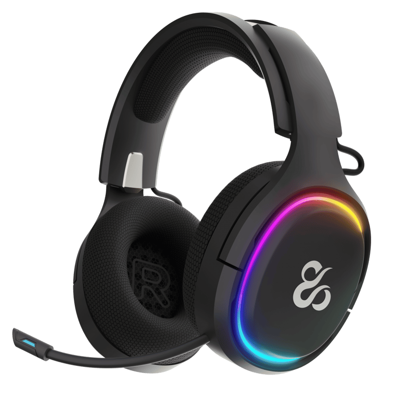 Casque Gaming Sans Fil Newskill Aton V2 RGB Bluetooth 5.0 Neuf - vue 4