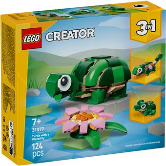 LEGO Creator 31377 La tortue et la fleur de nénuphar - Neuf