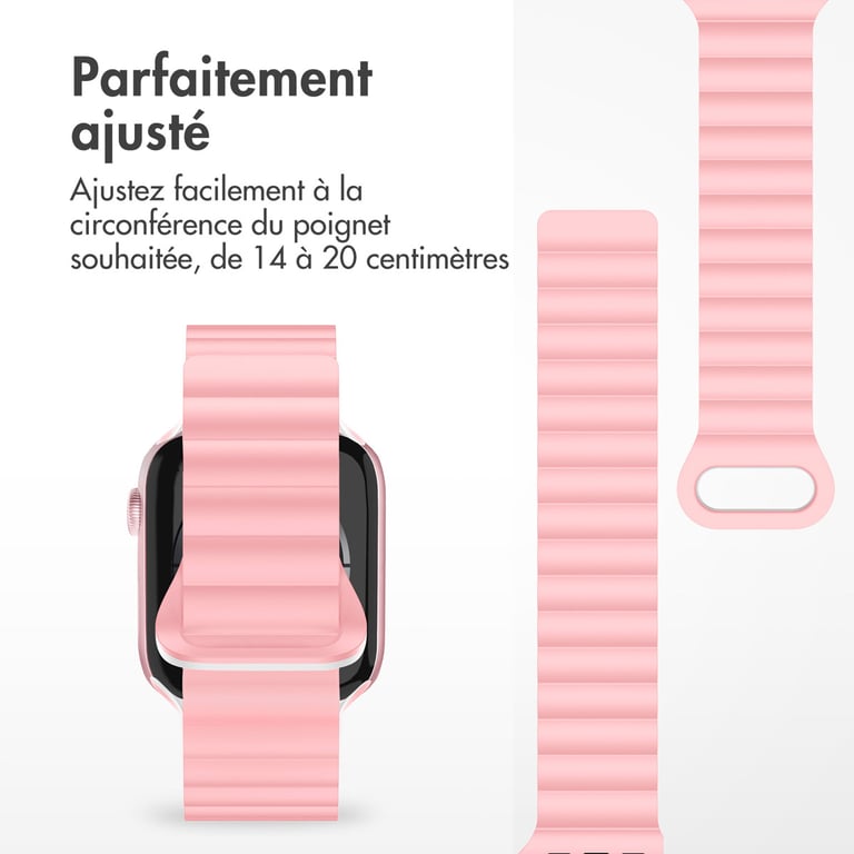 imoshion Bracelet magnétique en silicone pour Apple Watch Apple Watch Series 1 á 10 / SE / Ultra 2 44454649 mm / Neuf - vue 2
