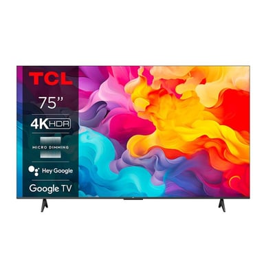 TCL P61 75P61B TV 190,5 cm (75'') 4K Ultra HD Smart TV Wifi Titane