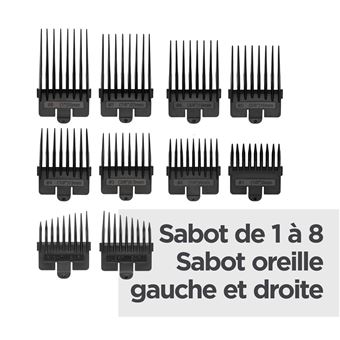 Tondeuse À Cheveux BaByliss E812E – Sans Fil, Lames En Acier Japonais, 8 Sabots - vue 7