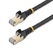 StarTech.com Cable de 3m de Red Ethernet RJ45 Cat6a Blindado STP - Cable sin Enganche Snagless - Negro