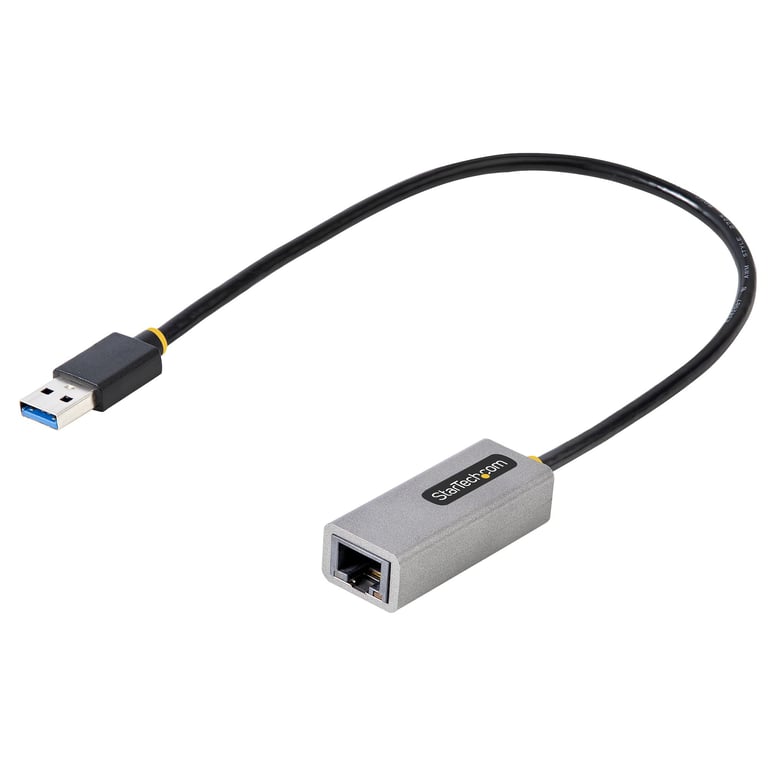 StarTech.com Adaptateur Réseau USB 3.0 à Gigabit Ethernet - 10/100/1000 Mbps, USB à RJ45, Adaptateur USB 3.0 à LAN, Adaptateur USB 3.0 Ethernet (GbE), Câble de Raccordement de 30cm, Installation Sans Pilote - Neuf