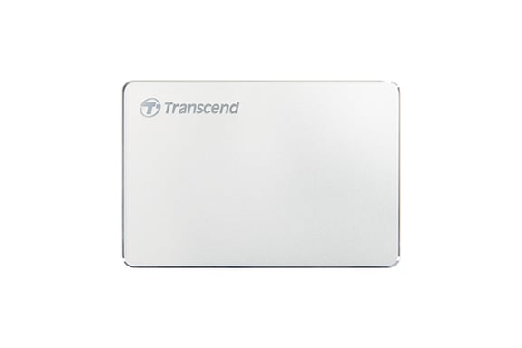 Transcend StoreJet 25C3S disque dur externe 1 To 2.5'' USB Type-C 3.2 Gen 1 (3.1 Gen 1) Argent