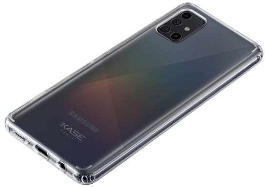 Carcasa híbrida invisible para Samsung Galaxy A51, Transparente