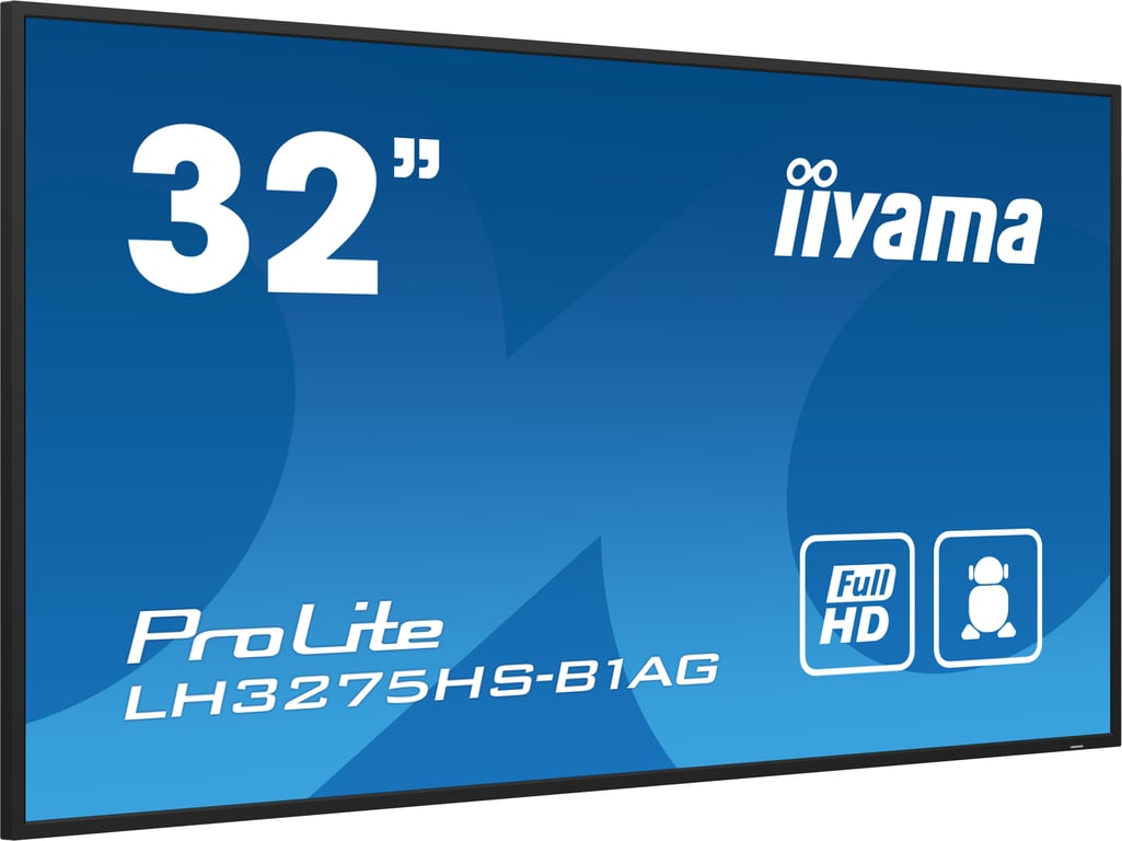 iiyama ProLite LH3275HS B1AG Classe de diagonale 32 31.5 visualisable écran LCD rétro éclairé par LED signalisation numérique avec lecteur multimédia SoC intégré Android 1920... - vue 5
