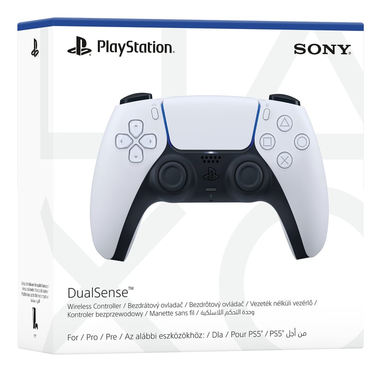 Manette Sony DualSense V2, Blanc (PS5) - Excellent état