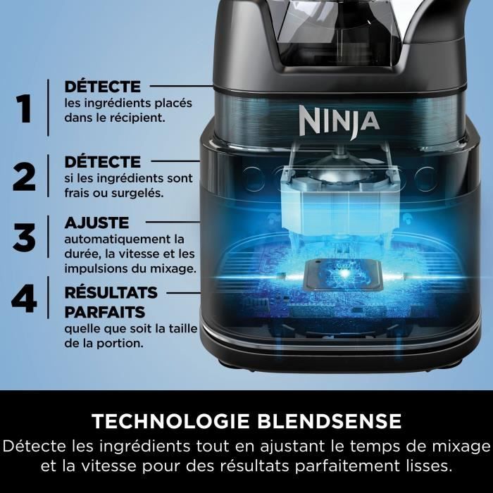 Blender professionnel NINJA Detect Power TB201EU Pichet 2 Litres et 15 modes TB201EU - vue 5