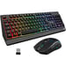 G-Lab Tungsten Keyboard Combo Wireless FR Mouse incluso +USB AZERTY Francese Nero