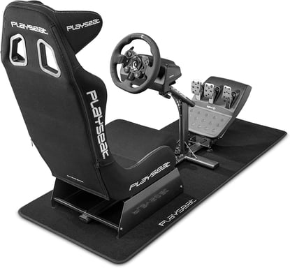 Tapis de sol - Pour siege et cockpit de simulation racing - XL - Noir