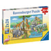 Puzzle 2X24 piezas - Sumérgete en el mundo del Zoo con tus héroes favoritos
