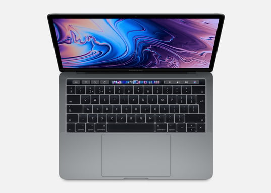 MacBook Pro Core i7 13.3', 4.7 GHz 2 To 16 Go Intel Iris Plus Graphics 655, Gris sidéral - QWERTY Portugais