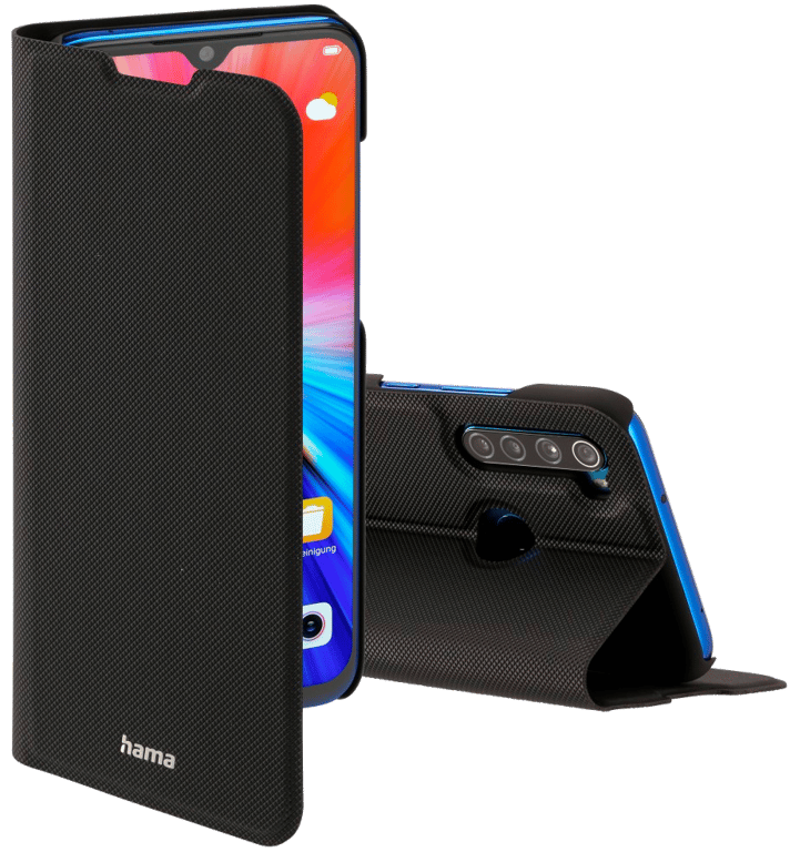 Etui portefeuille Slim Pro pour Xiaomi Redmi Note 8 (2019/2021) noir