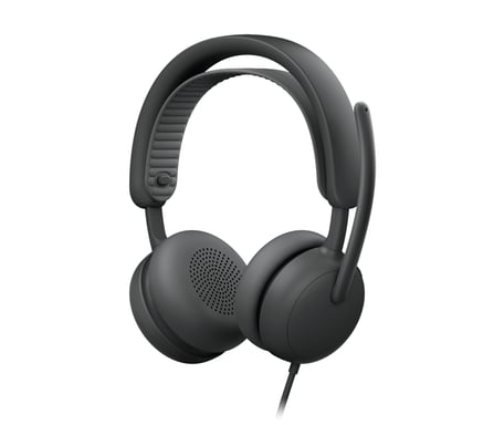Logitech 981-001615 casque Avec fil Arceau Appels/Musique USB Type-C / USB Type-A Graphite
