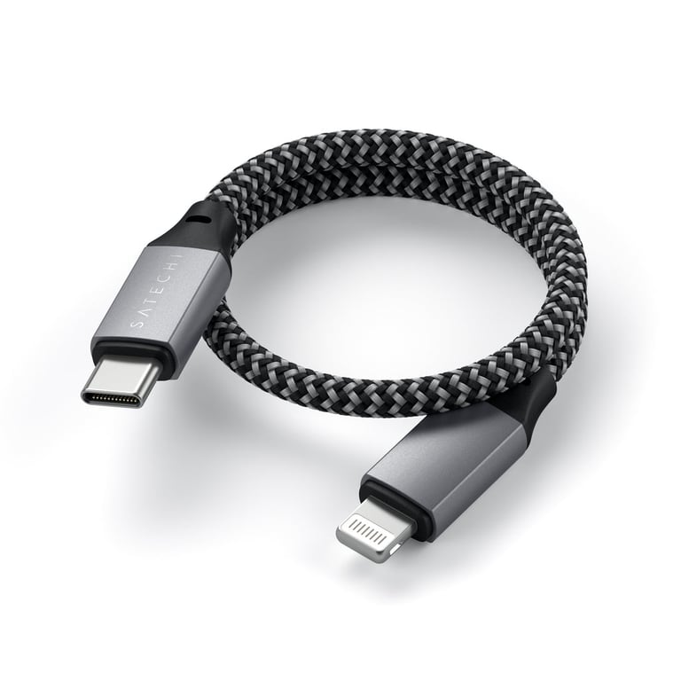 Satechi Câble Usb-c Vers Lightning - 25cm Gris - vue 4