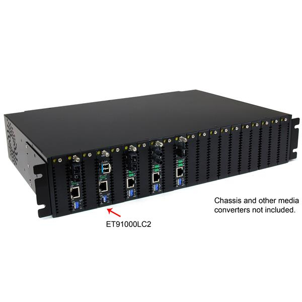 StarTech.com Convertisseur Gigabit Ethernet fibre optique multimode LC 1000 Mb/ 550 Neuf - vue 2