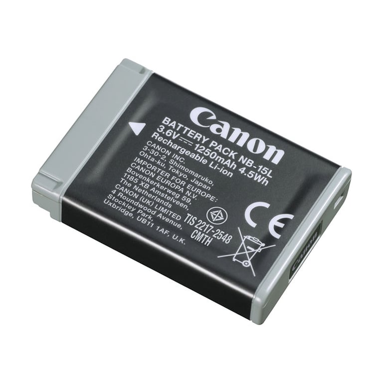 Batterie Canon NB-15L – Capacité 1250 mAh - vue 4