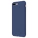 Forcell Coque iPhone 7 Plus/iPhone 8 Plus Coque Soft Touch Silicone - Bleu nuit