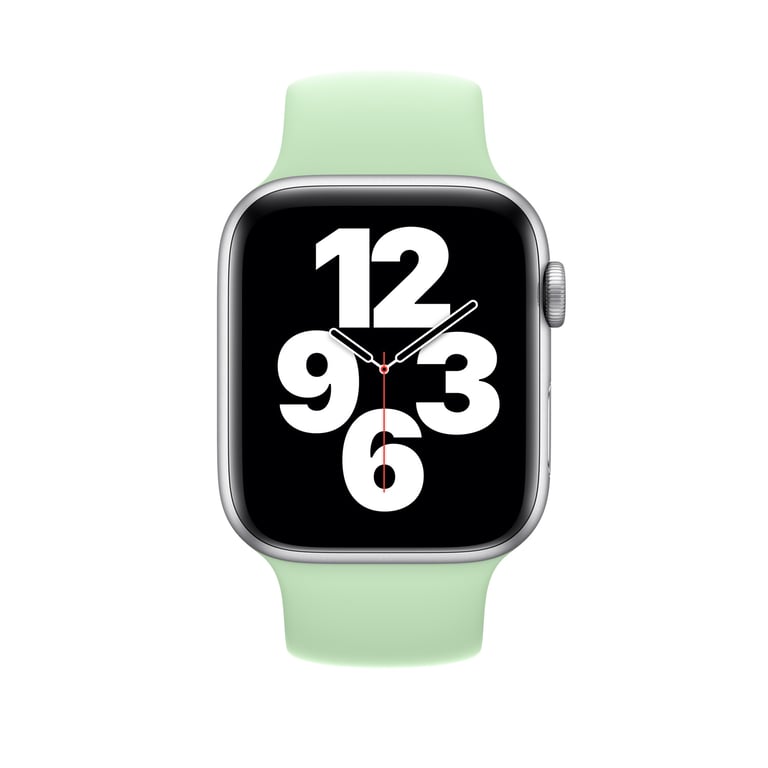 Bracelet Boucle unique en Silicone pour Apple Watch 44454649 mm Taille 9 Pistachio - vue 3