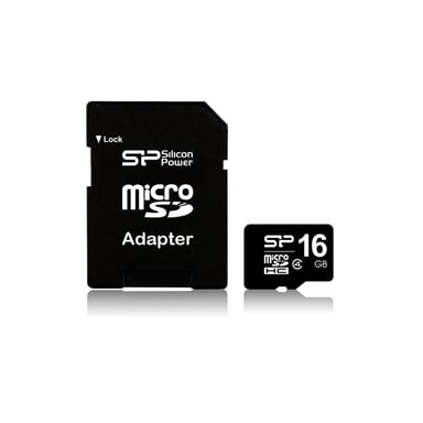SILICON POWER MICRO-SD Clase 10 16GB TARJETA DE MEMORIA + adaptador SP016GBSTH010V10SP