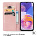 imoshion Etui de télephone Mandala pour Samsung Galaxy A23 (5G) - Rose Doré