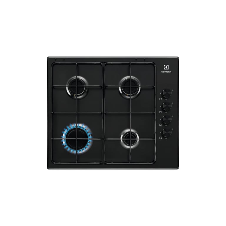 Piano De Cuisson À Gaz Electrolux KGS6404B – Brûleurs Flamme Pure