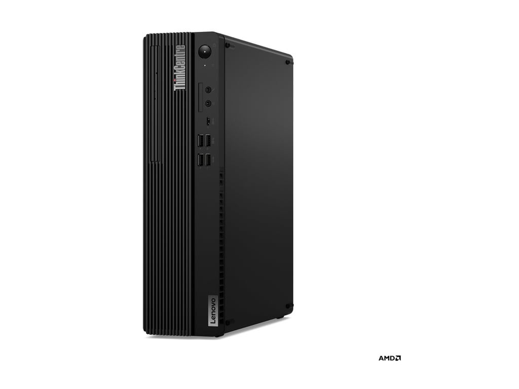 Lenovo PC de bureau ThinkCentre M75s Gen 5 AMD Ryzen 5 8500G 8GB 256GB SSD Radeon 740M Windows 11 Pro Noir - vue 3