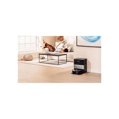 Robot aspirateur-laveur Cecotec Conga X70 Spin 15 000 Pa base auto-vide laser IA Noir