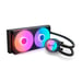 NZXT Kraken Core 240 RGB Procesador Kit de refrigeración líquida 12 cm Negro 1 pieza(s)