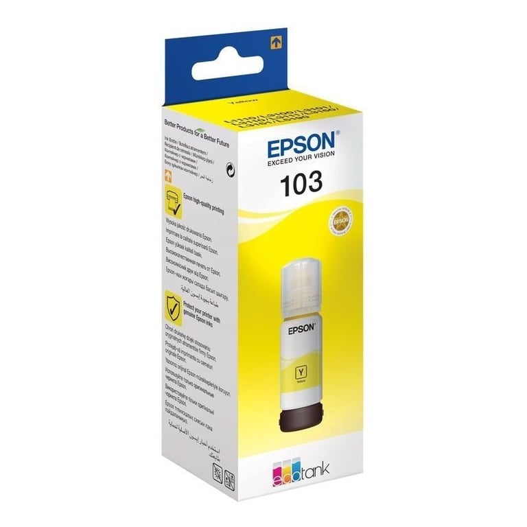 Cartouche d'encre jaune EPSON T00S4 (103) - Neuf