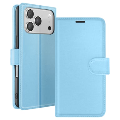 Custodia a portafoglio per iPhone 17 Pro Max con supporto e linguetta magnetica