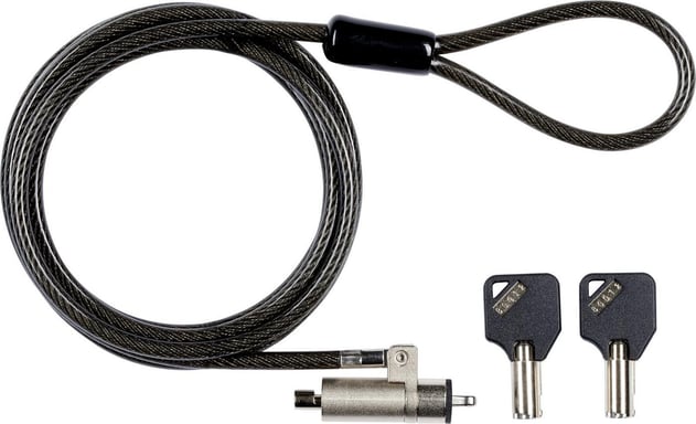 eSTUFF GLB220101 cable antirrobo Negro 1,8 m