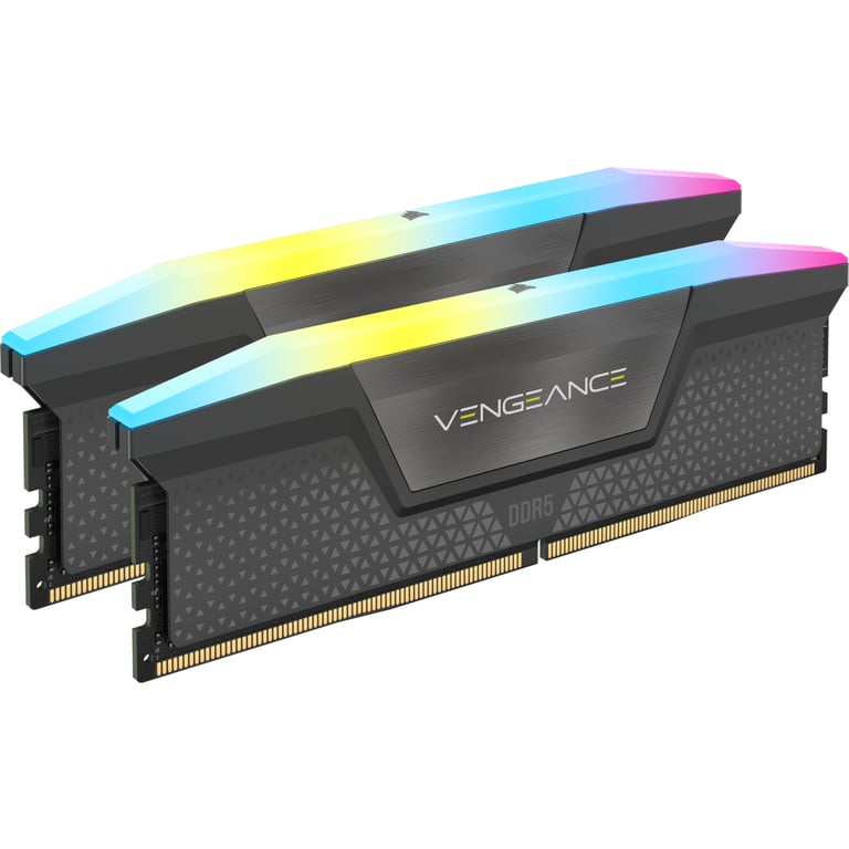 Corsair Vengeance RGB CMH32GX5M2B5200Z40K module de mémoire 32 Go 2 x 16 Go DDR5 5200 MHz - Neuf