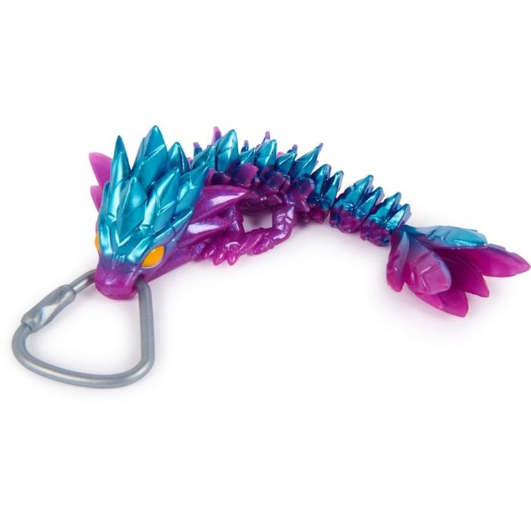 Figurine articulée CrystaLynx Mini Dragon Spin Master 15,2 cm avec clip porte-clés multicolore (modèle aléatoire) - Neuf