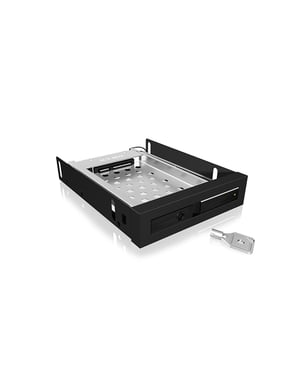 ICY BOX IB-2217StS 8,89 cm (3.5'') Soporte de almacenamiento de discos Negro