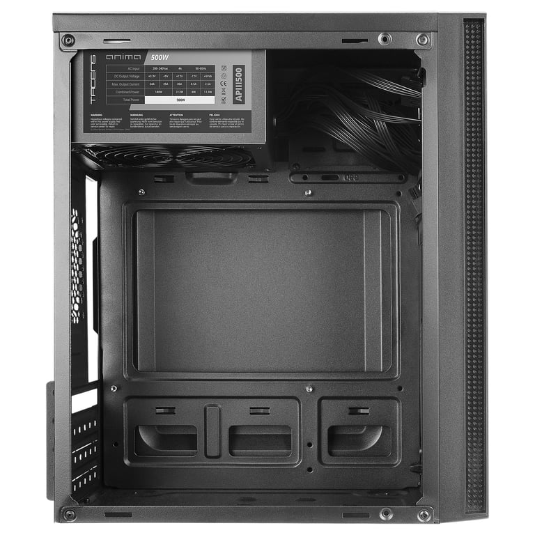 Boitier PC Mini Tour Micro ATX Anima AC5500 avec alimentation - vue 3