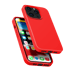 Coque antichoc en gel de silicone doux pour Apple iPhone 13 Pro, Rouge Ardent