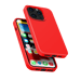 Carcasa de gel de silicona suave a prueba de golpes para Apple iPhone 13 Pro, rojo fuego